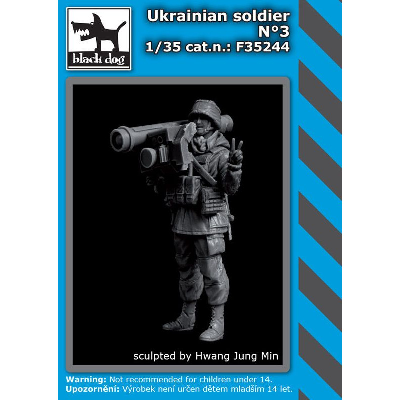 Figurine militaire : Soldat des Forces armées ukrainiennes - Jeux