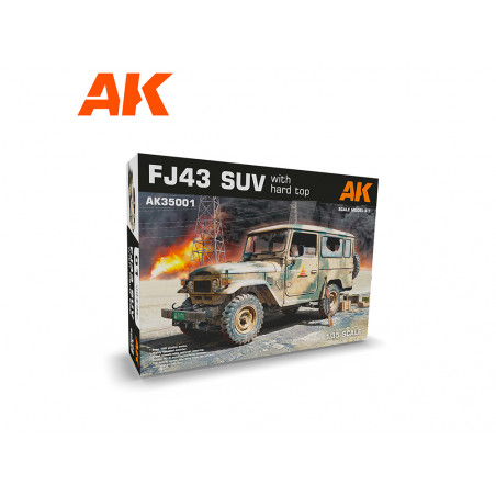 AK® SUV 4x4 FJ43 avec hard top 1:35 AK35001