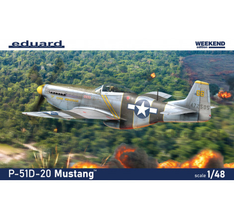 eduard® maquette avion P-51D-20 Mustang (weekend edition) 1:48 référence 84176