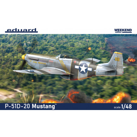 eduard® maquette avion P-51D-20 Mustang (weekend edition) 1:48 référence 84176