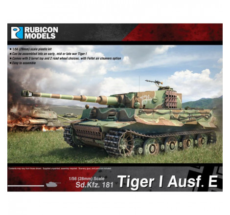 Rubicon Models® maquette Tigre Ausf.E 1:56