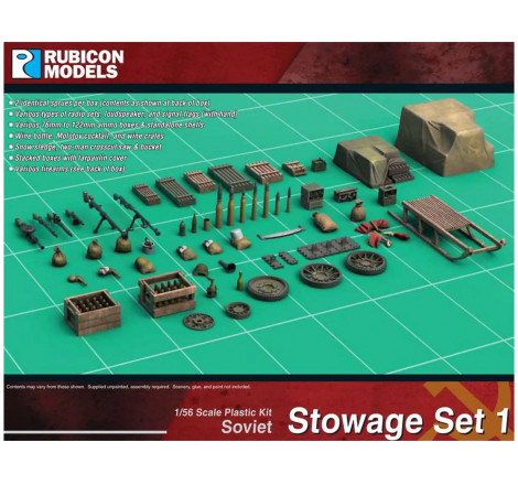 Rubicon Models® set équipements soviétique 1:56