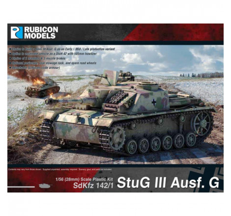 Rubicon Models® maquette Stug III Ausf.G 1:56 référence 280017