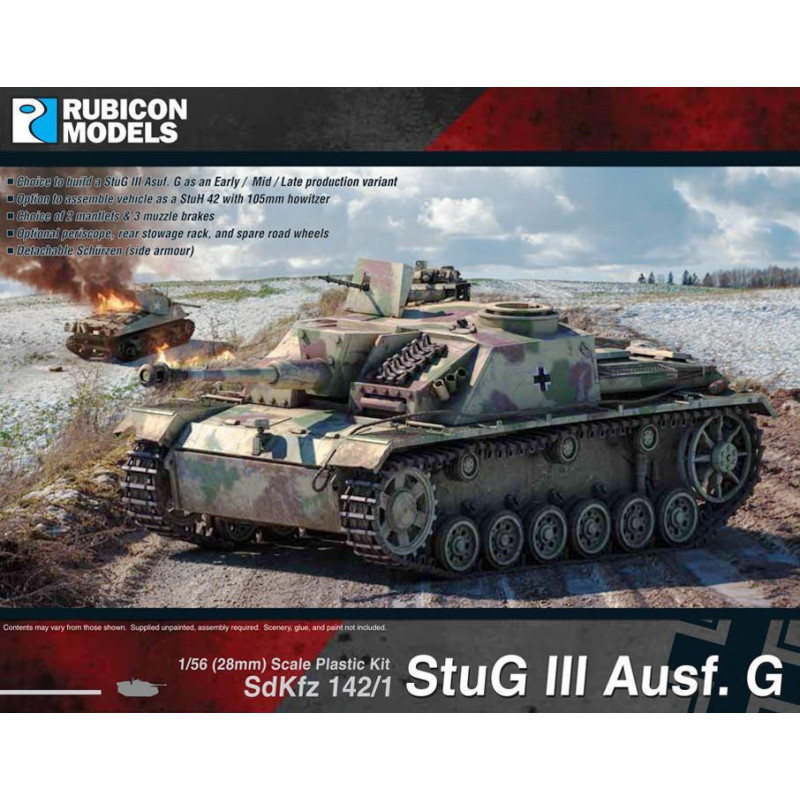 Rubicon Models® maquette Stug III Ausf.G 1:56 référence 280017
