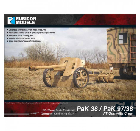 Rubicon Models® maquette canon allemand PAK 38 / Pak 97/38 1:56