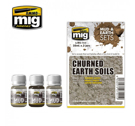 Set Churned Earth Soils enamel Ammo AMIG7441