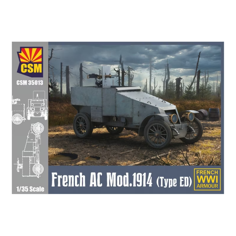 CSM® French AC Modèle 1914 (type ED) 1:35