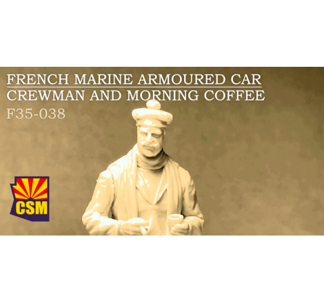 CSM® Homme d'équipage de la marine française et un café du matin 1:35