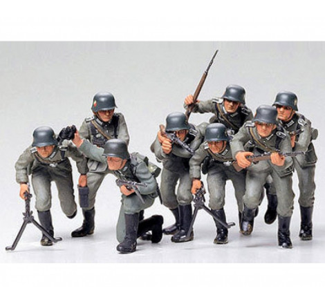 Tamiya maquette 35030 Troupe d'assaut allemande 1/35 Aupetitbunker reims