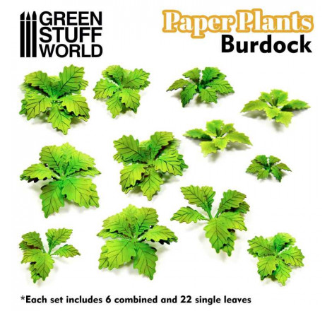 Green Stuff World® Plantes papier - Bardane