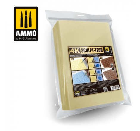 Ammo® Plaque de sculpture 4K  2X (20x60x1cm)