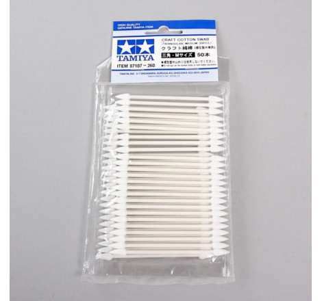 Tamiya® Coton tige triangulaire M (50pcs) 87107