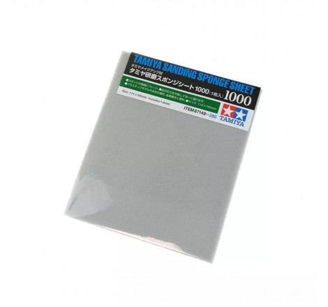 Tamiya® éponge abrasive grain 1000 référence 87149.