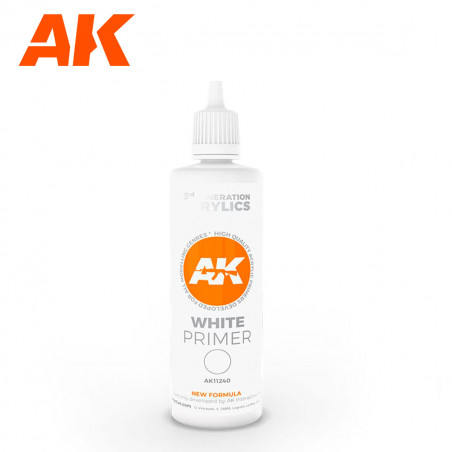 AK Primer (3rd Generation) White Primer AK11240