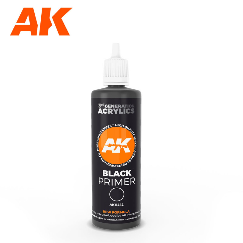 AK Primer (3rd Generation) Black Primer AK11242