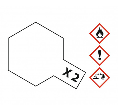 Peinture maquette Tamiya acrylique X2 Blanc brillant
