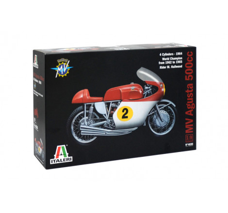 Italeri® Maquette moto MV Agusta 500cc (1964) 1:9 référence I4630