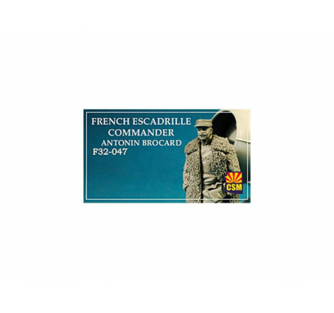 CSM® Commandant d'escadrille française : Antonin Brocard 1:32