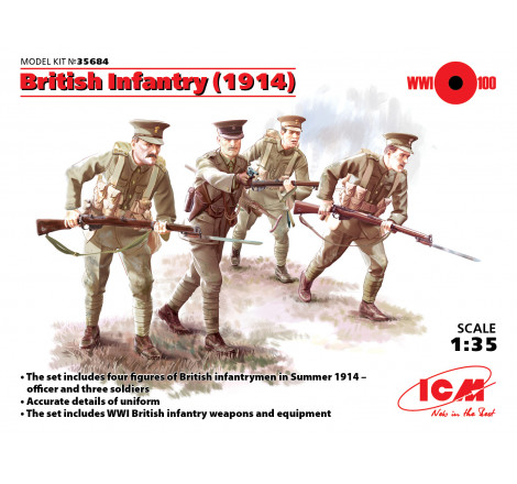 ICM® Infanterie Britannique (1914) 1:35 35684