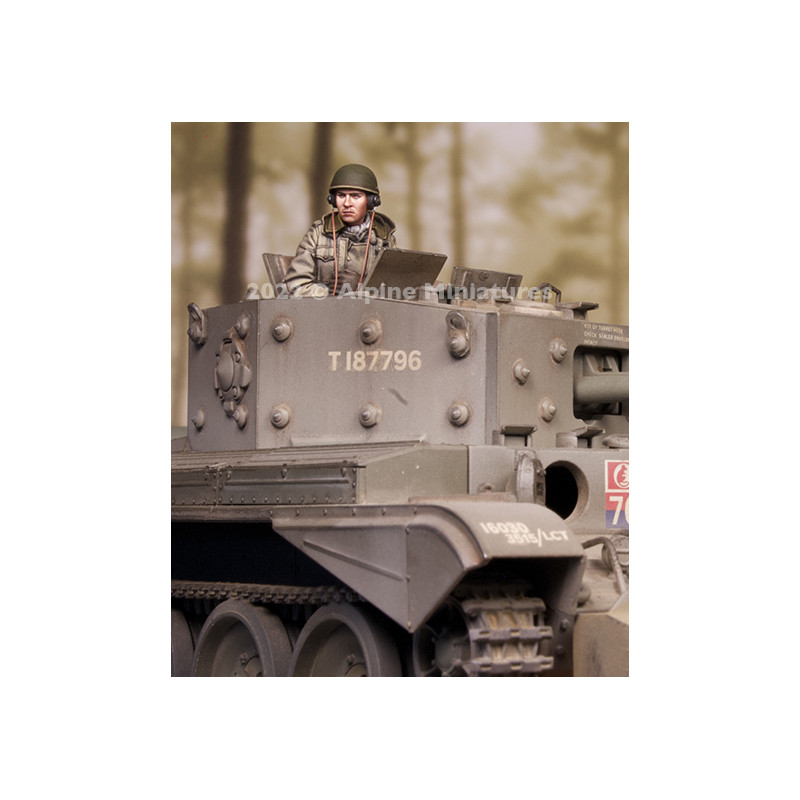 Alpine Miniatures® Figurine British Tank Commander (n°2) 1:35 - 35297