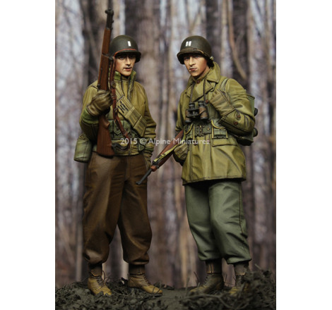 Alpine Miniatures® Figurine WW2 US Infantry set 1:35 - 35204