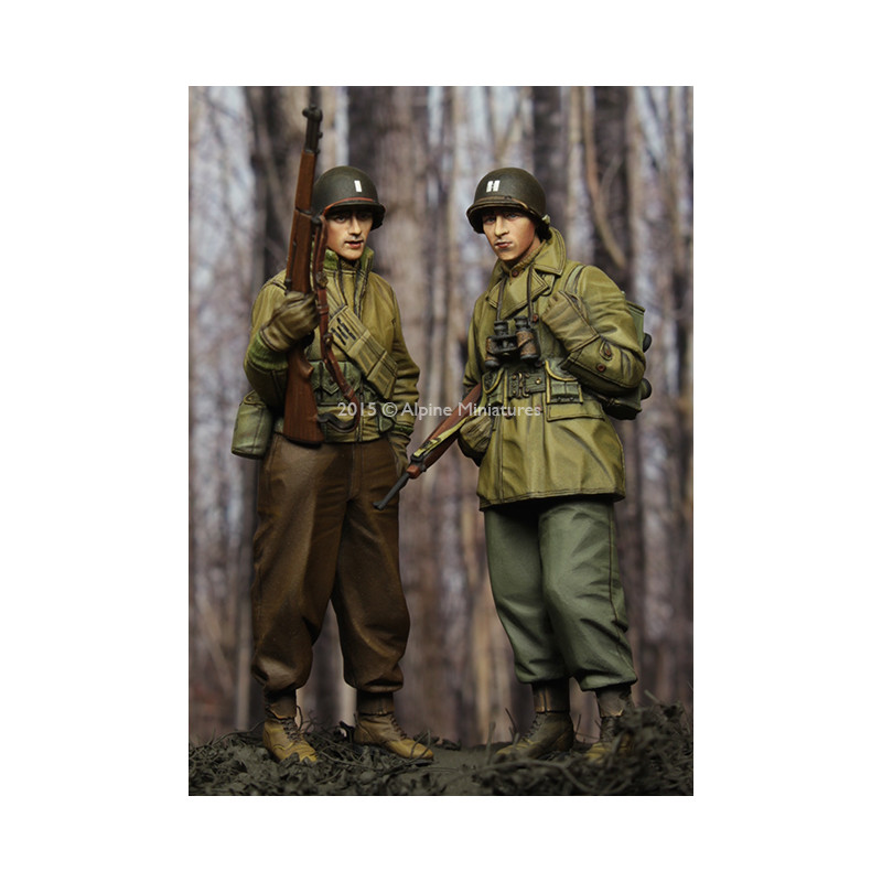 Alpine Miniatures® Figurine WW2 US Infantry set 1:35 - 35204