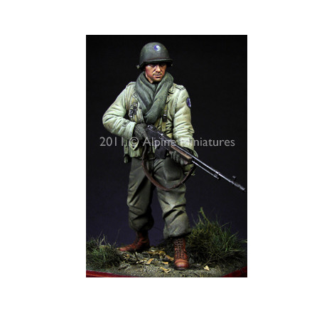 Alpine Miniatures® Figurine Bar Gunner US 29th Infantry Division 1:16 16012