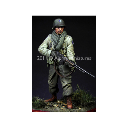 Alpine Miniatures® Figurine Bar Gunner US 29th Infantry Division 1:16 16012