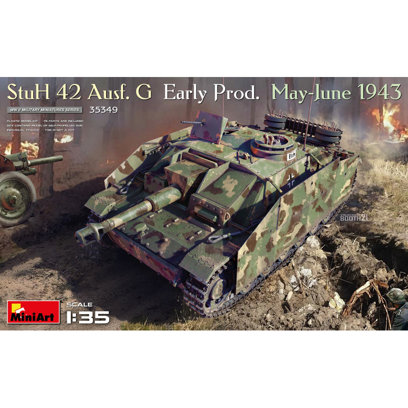 MiniArt® Maquette militaire Stuh 42 Ausf.G Early prod. (Mai-Juin 1943) 1:35 35349