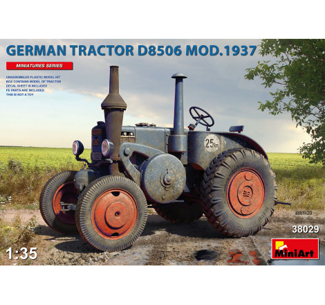 MiniArt® Maquette militaire tracteur allemand D8506 (modèle 1937) 1:35 référence 38029