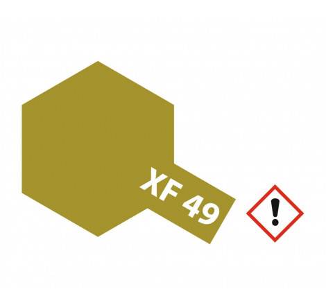 Peinture maquette Tamiya acrylique XF49 Khaki mat 10ml
