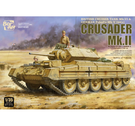 Border® Maquette militaire Crusader MK.II (bataille de Tobruk) 1:35