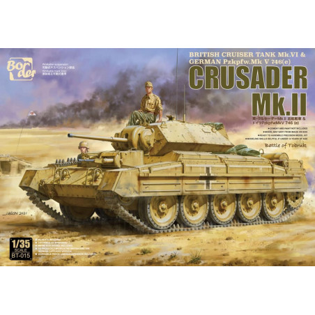 Border® Maquette militaire Crusader MK.II (bataille de Tobruk) 1:35