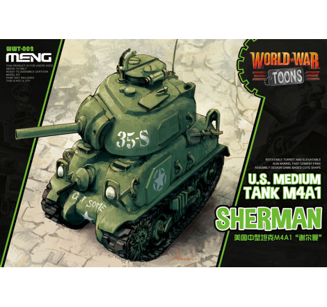 Meng® M4A1 Sherman - World War Toons référence WWT-002