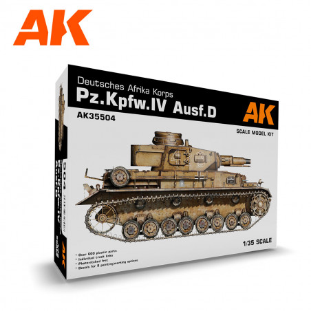 AK® Maquette militaire Panzer IV Ausf.D Afrika Korps  1:35 référence AK35504