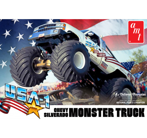 Amt® Maquette voiture Monster Truck Chevy Silverado 1:25 référence AMT1252/12