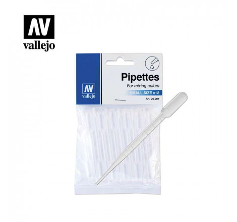 Vallejo® Set pipettes (12pcs) petite taille référence 26004