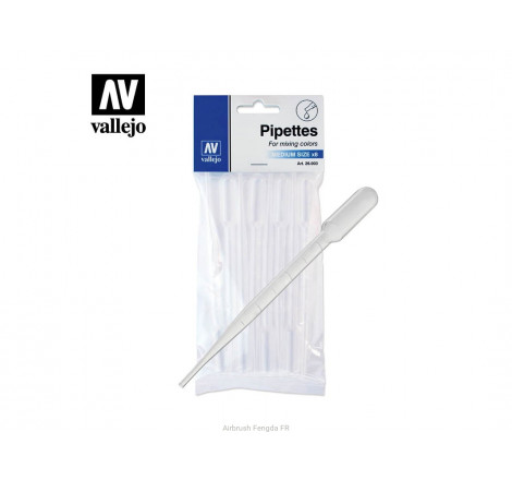 Vallejo® Set pipettes (8pcs) moyenne taille référence 26003