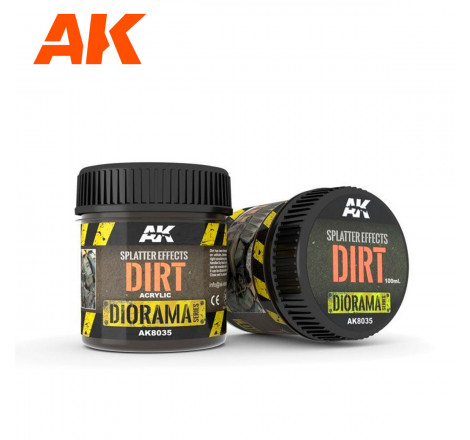 AK® Diorama Series Splatter Effects Dirt référence AK8035