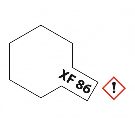 Peinture maquette Tamiya acrylique XF86 Vernis mat (clear) 10ml