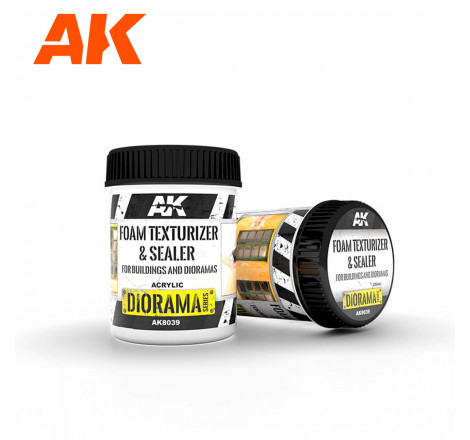 AK® Diorama Series Foam Texturizer & Sealer (pour bâtiments et dioramas) référence AK8039