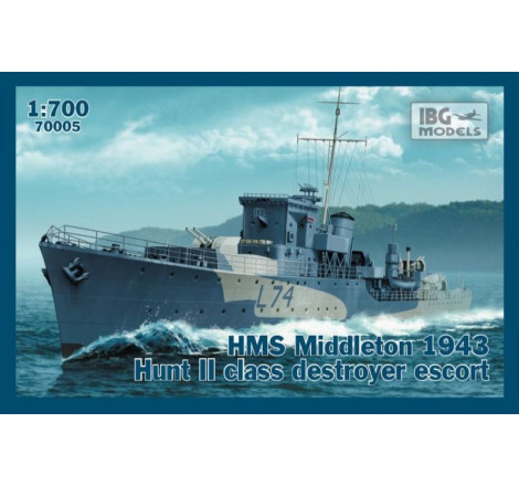 IBG Models® Maquette bateau HMS Middleton 1943 1:700 référence 70005