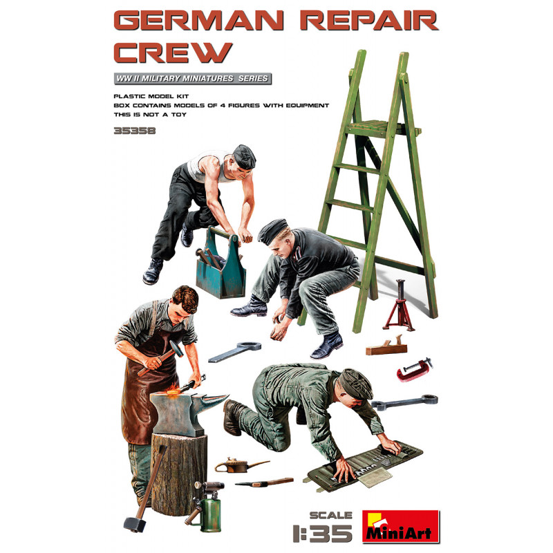 MiniArt® Équipe de réparation allemande WW2 1:35 référence 35358