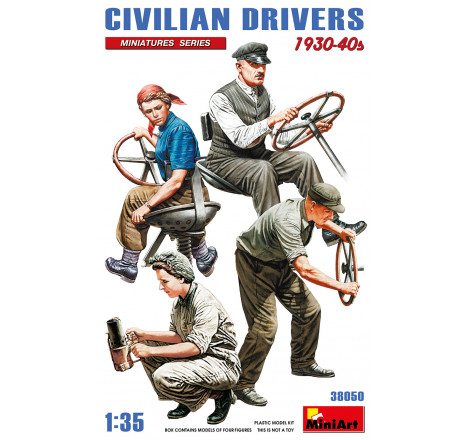 MiniArt® Conducteurs civils années 1930-1940 1:35 référence 38050