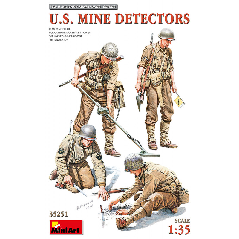MiniArt® démineurs américains seconde guerre mondiale 1:35 référence 35251