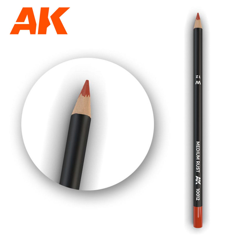 AK® Crayon de vieillissement rouille moyenne référence AK10012