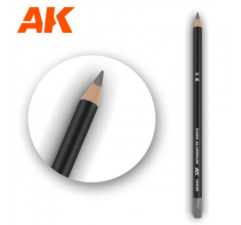 AK® Crayon de vieillissement aluminium foncé référence AK10035