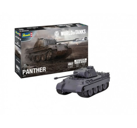 Revell® World Of Tanks maquette Panther 1:72 référence 03509