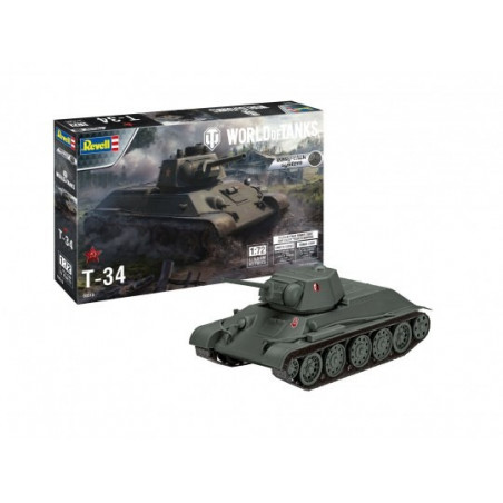Revell World Of Tanks maquette T-34 1:72 référence 03510