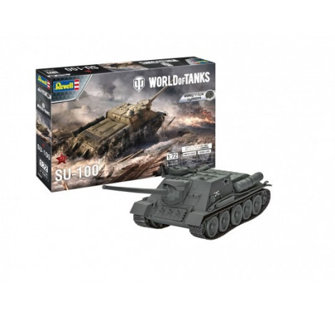 Revell® World Of Tanks maquette militaire SU-100 1:72 référence 03507